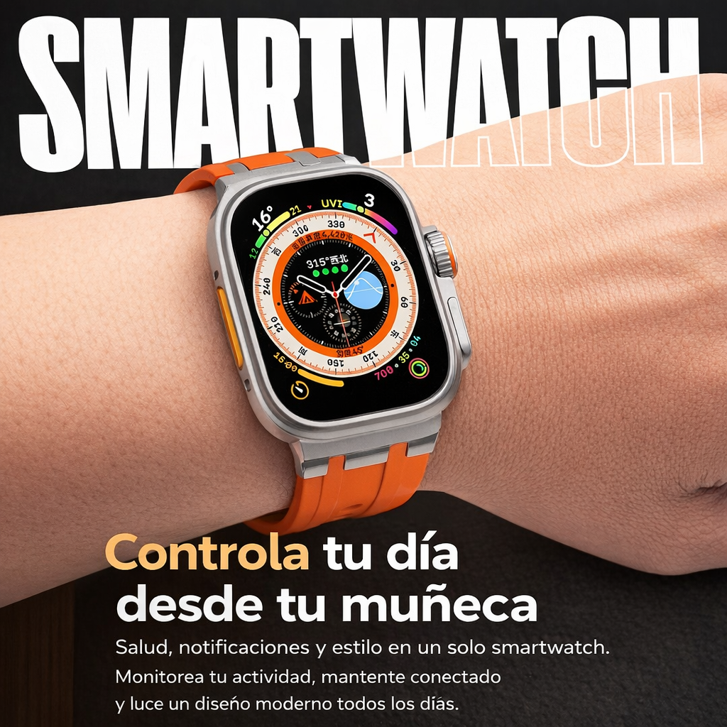 Reloj Ultra con correa resistente color