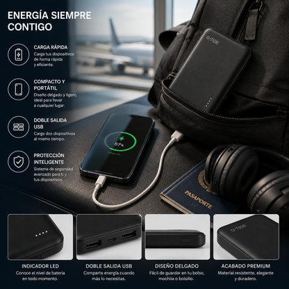 Bateria de respaldo con cables G tide P1